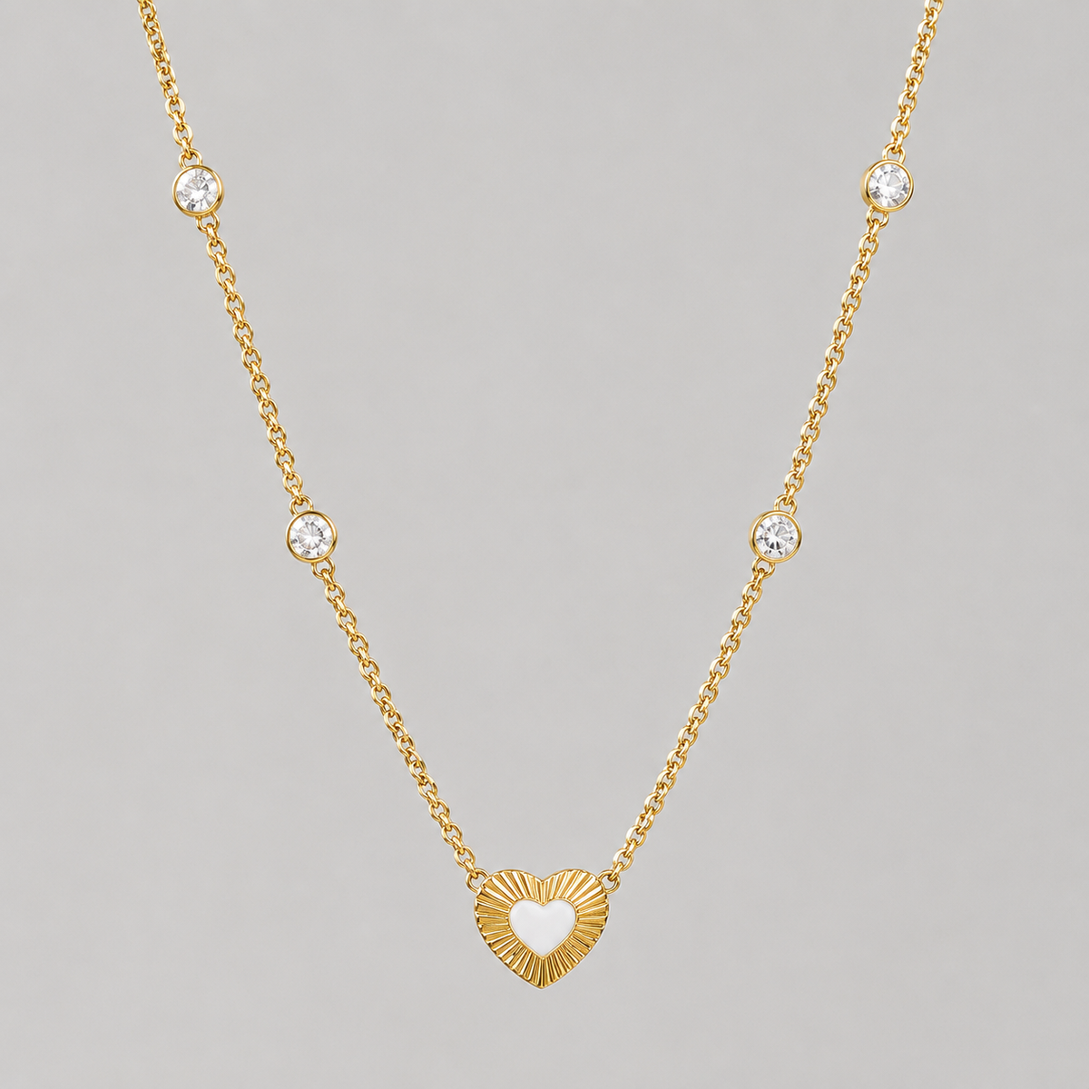 Necklace 558 - 316L stainless steel by Qimati