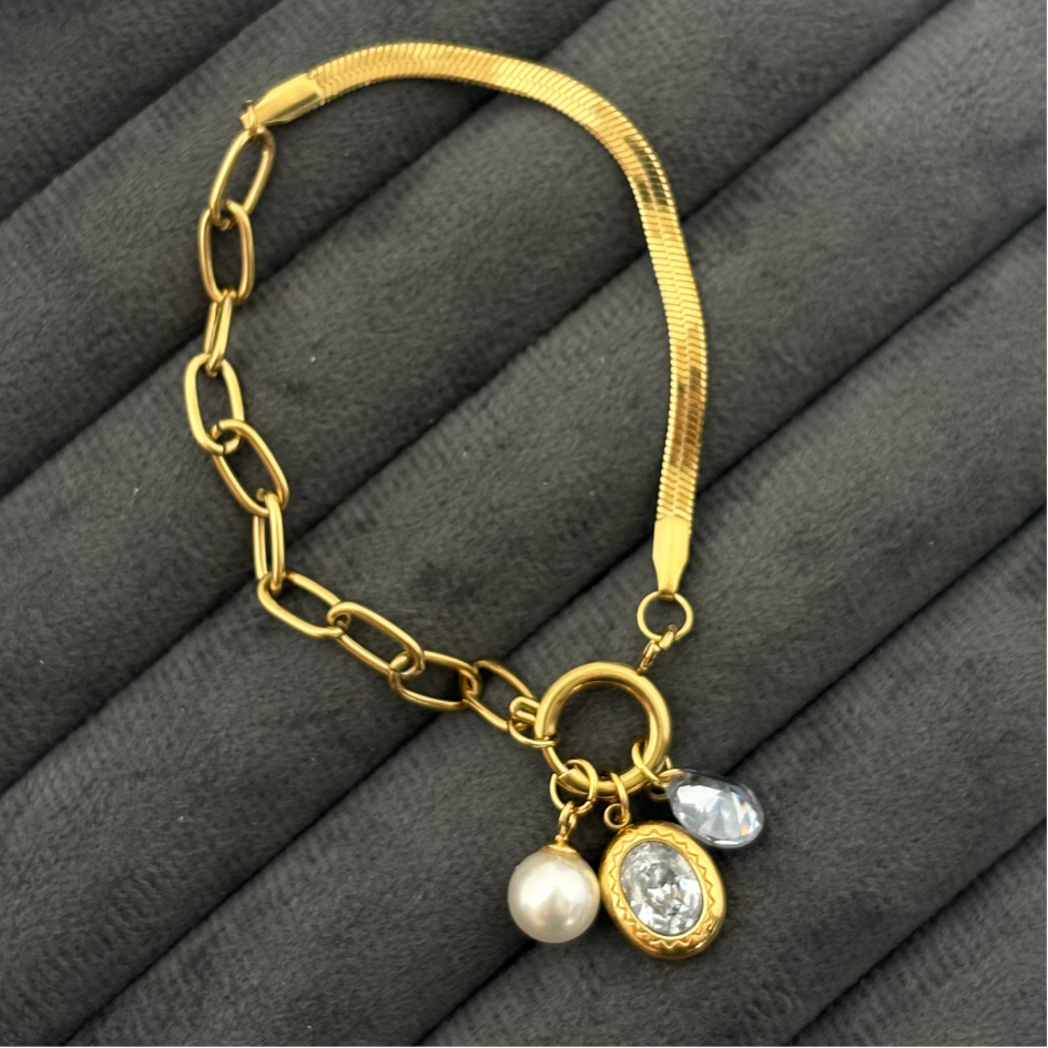 Chain Bracelet 049 - 316L stainless steel by Qimati