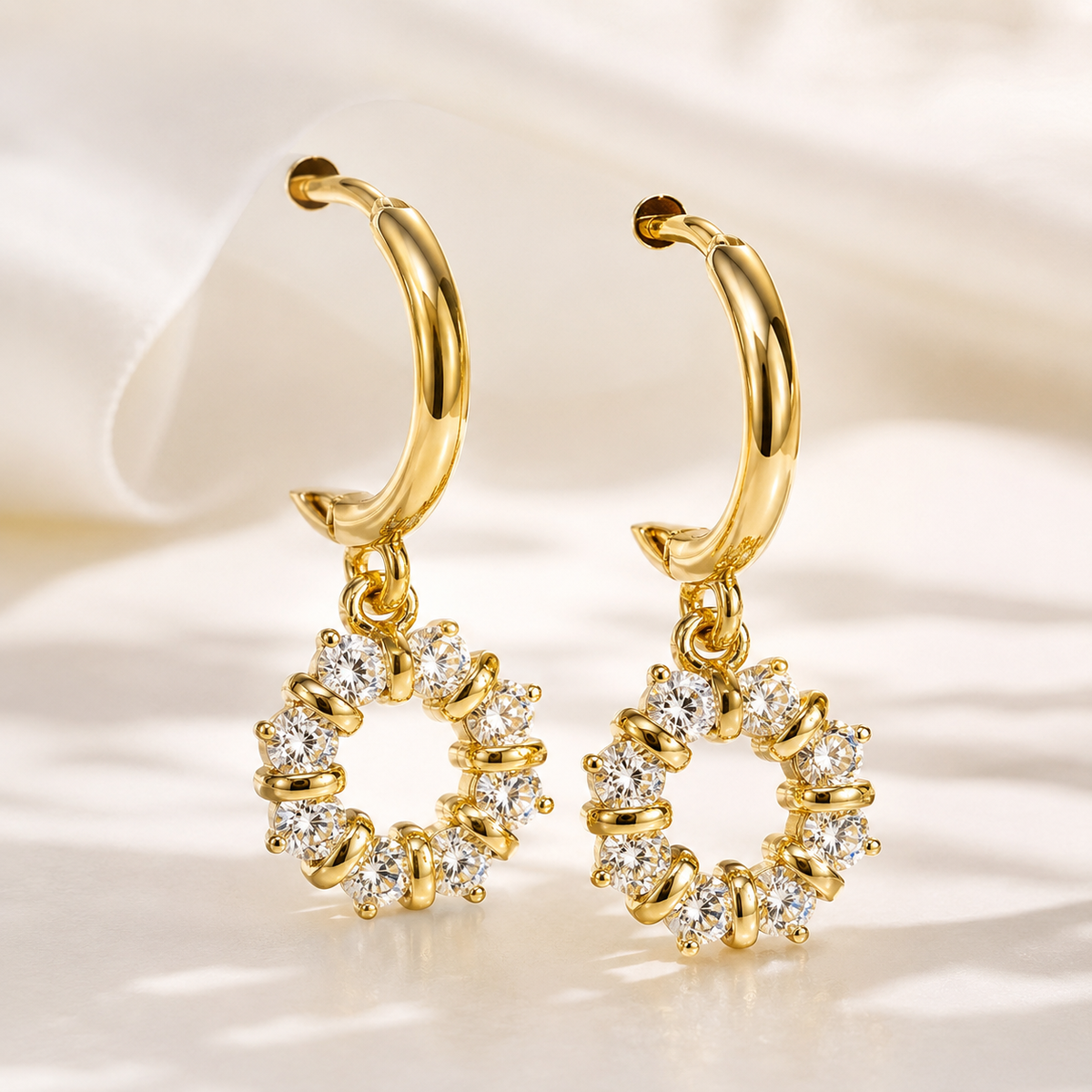 Earrings 504 - 316L stainless steel by Qimati
