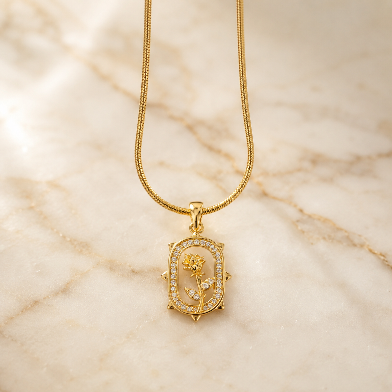 Necklace 1209 - 316L stainless steel by Qimati