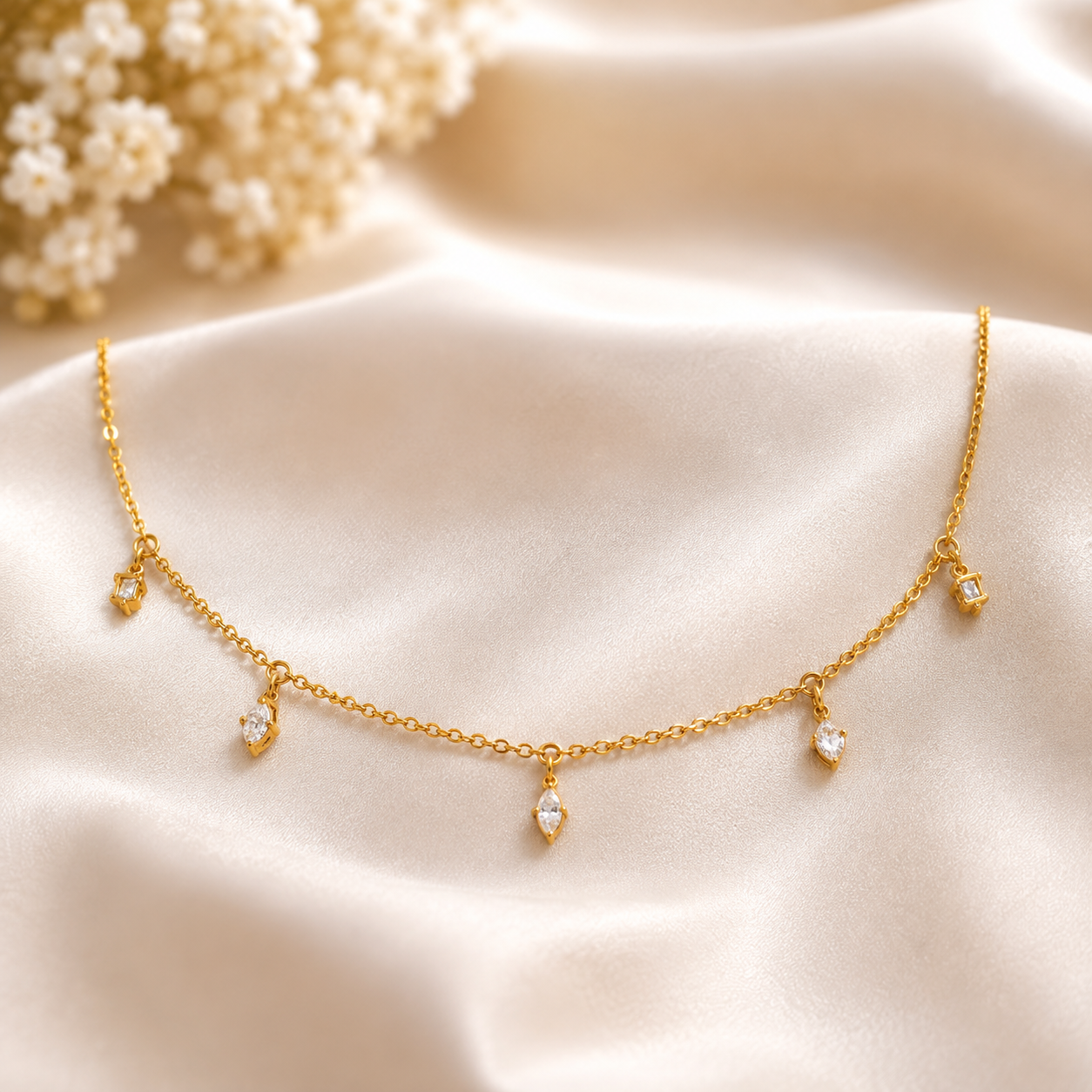 Necklace 995 - 316L stainless steel by Qimati