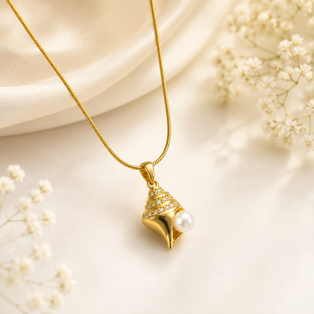 Necklace 773 - 316L stainless steel by Qimati