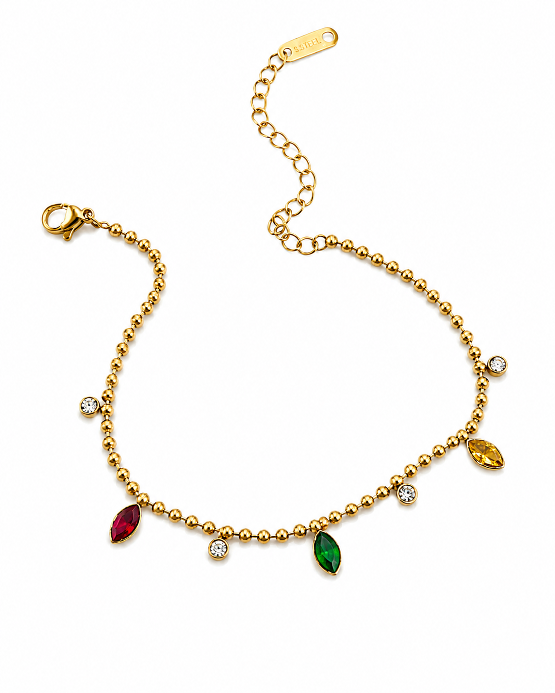 Chain Bracelet 273 - 304 stainless steel by Qimati
