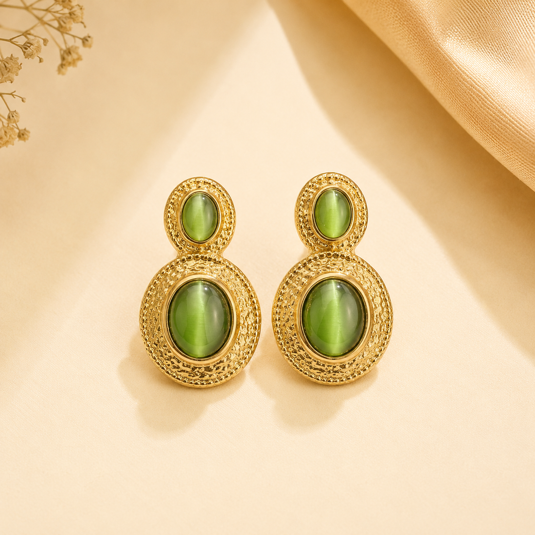 Earrings 270 - 304 stainless steel by Qimati