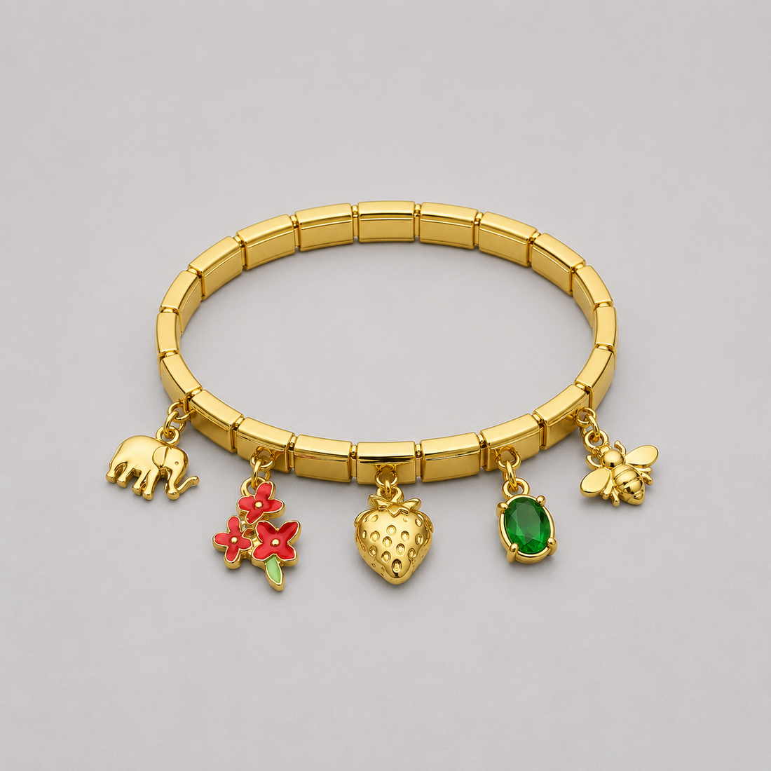 Bracelet Kada 231 (Stretchable) - 316L stainless steel by Qimati