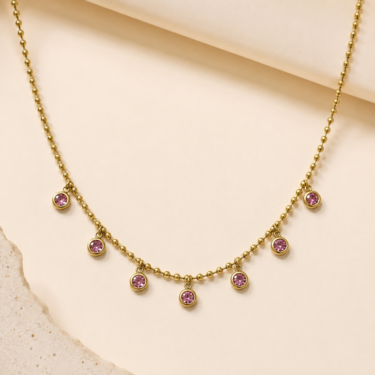 Necklace 593 - 304 stainless steel by Qimati