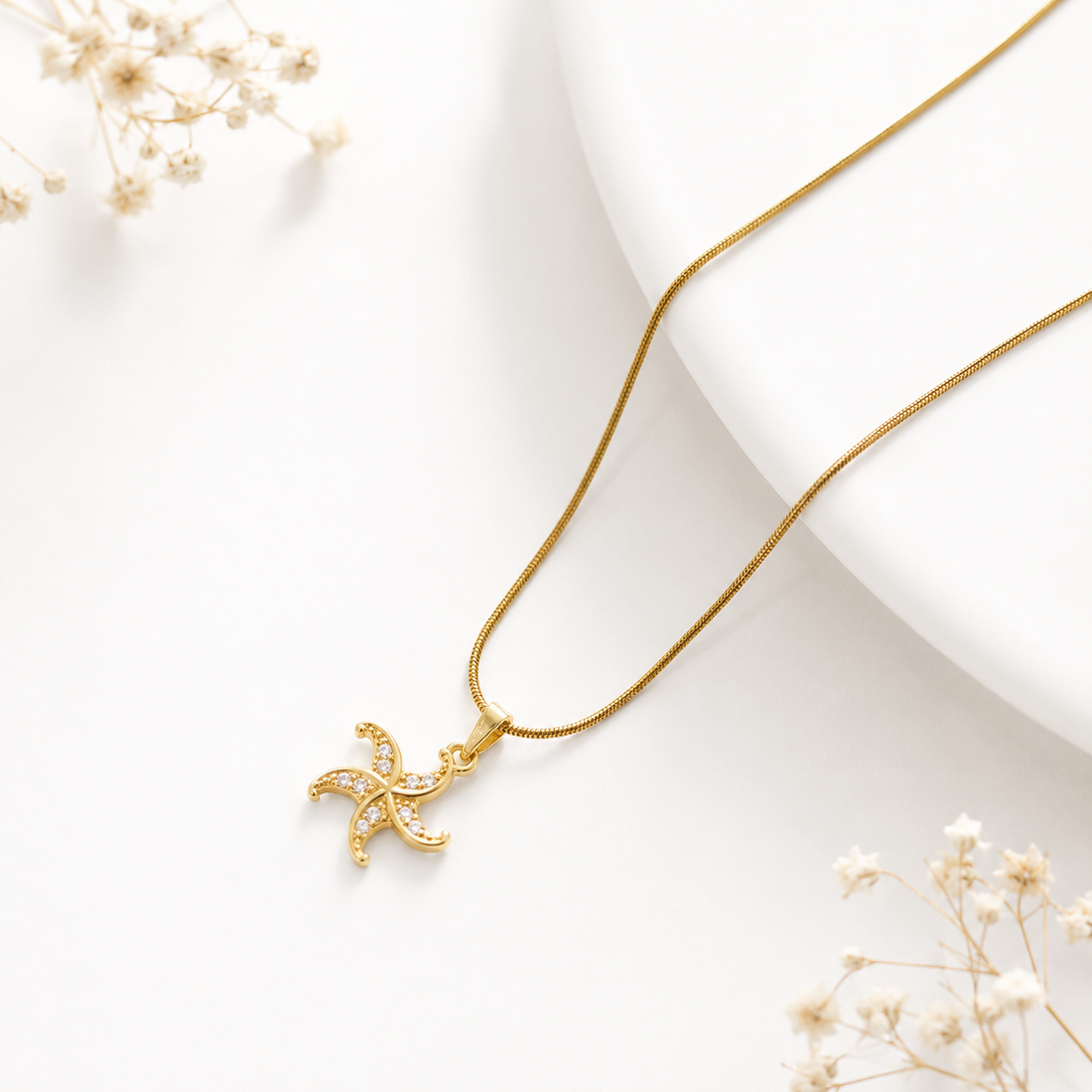 Necklace 649 - 316L stainless steel by Qimati