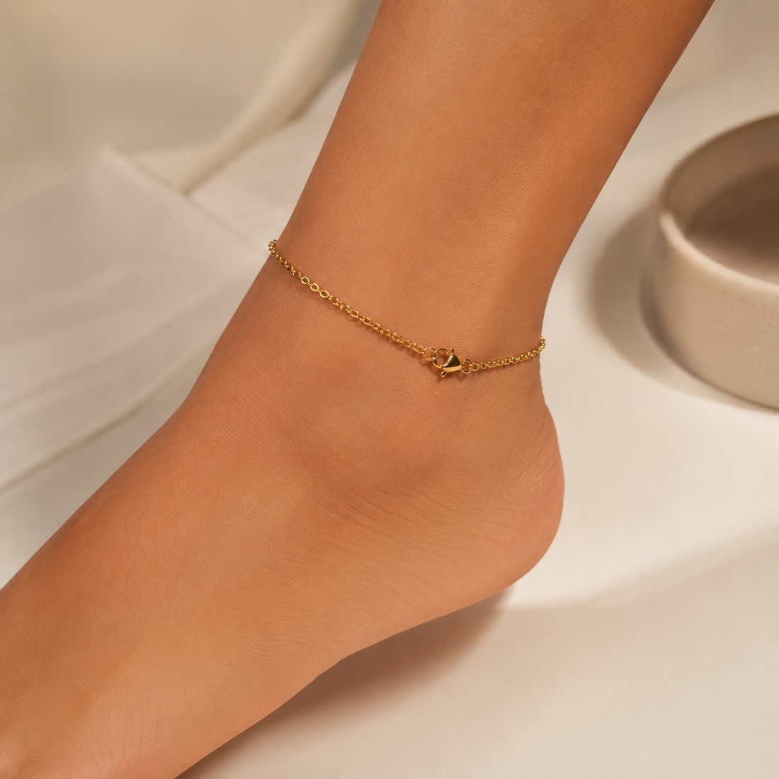 Anklets 075 (Single Piece) - 304 stainless steel by Qimati