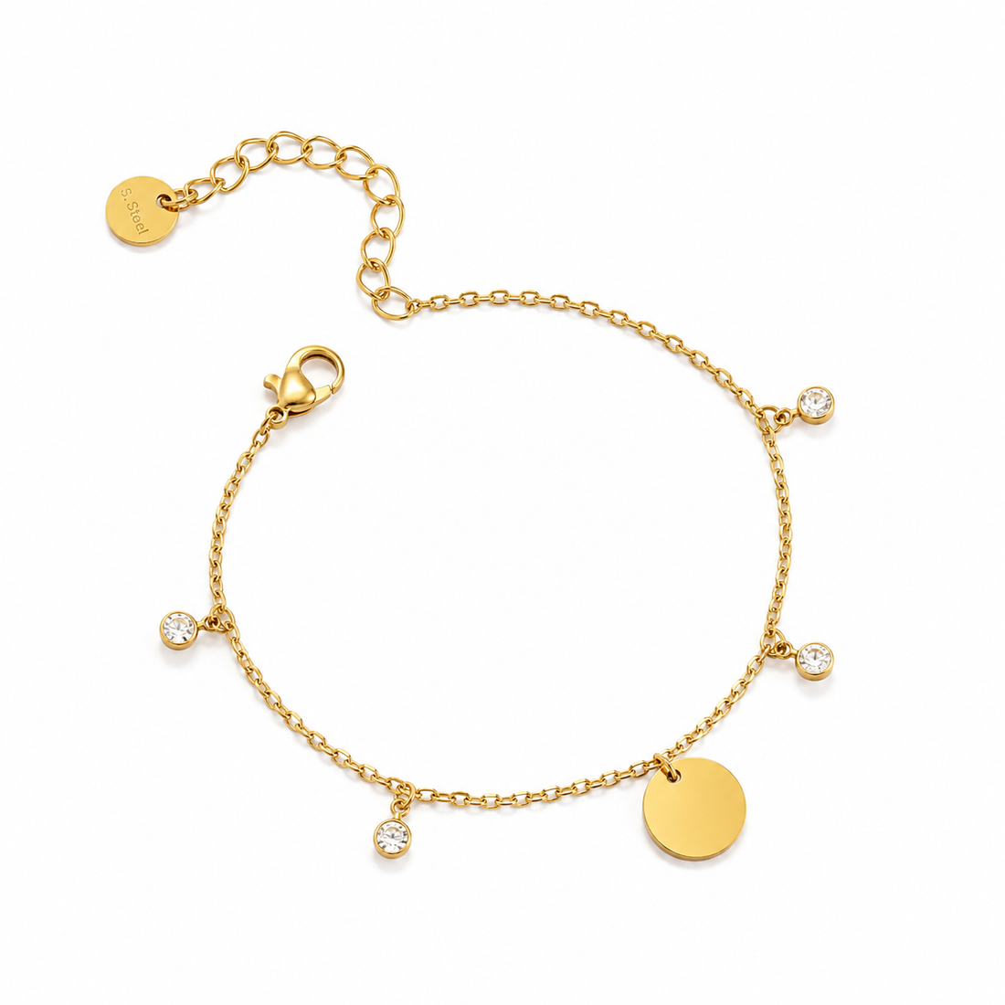 Chain Bracelet 223 - 304 stainless steel by Qimati