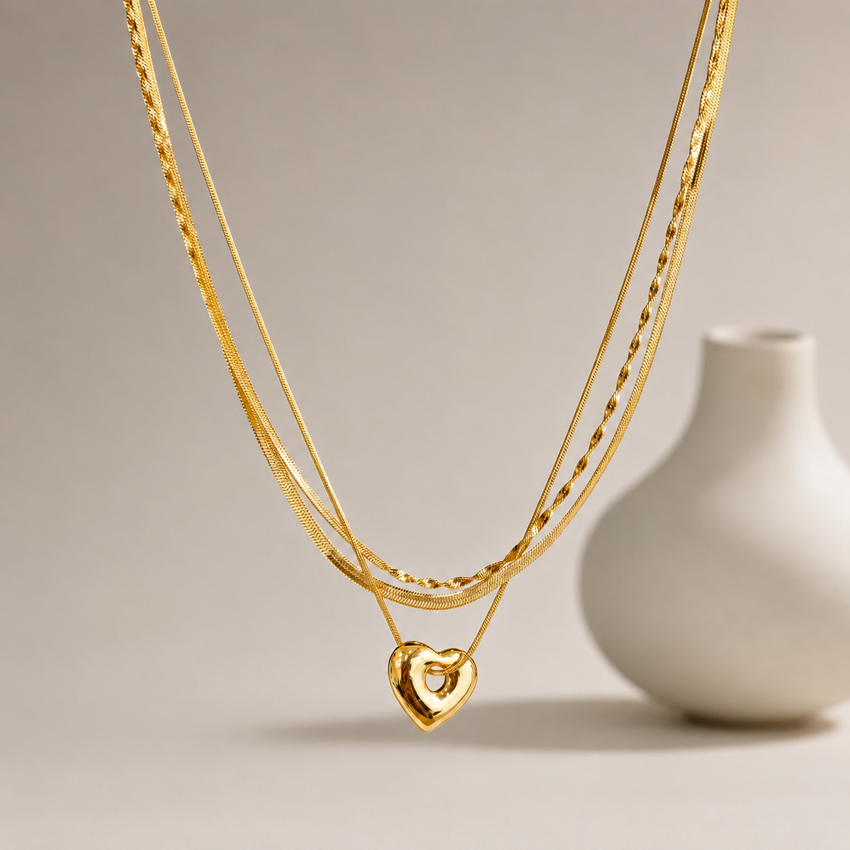 Necklace 1024 - 304 stainless steel by Qimati