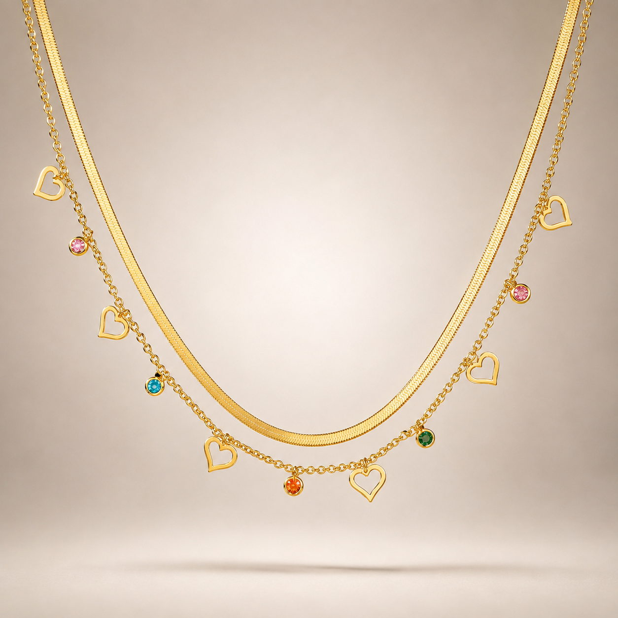 Necklace 1016 - 304 stainless steel by Qimati