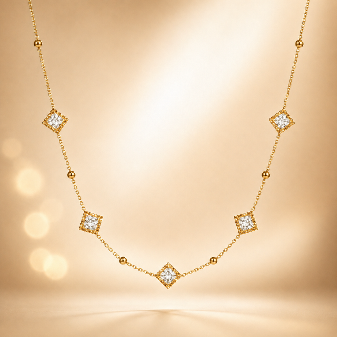 Necklace 957 - 316L stainless steel by Qimati