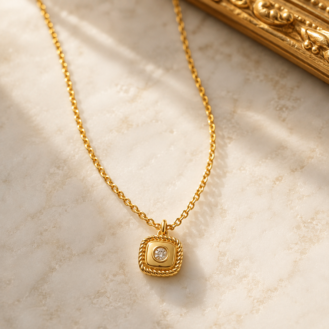 Necklace 1193 - 316L stainless steel by Qimati