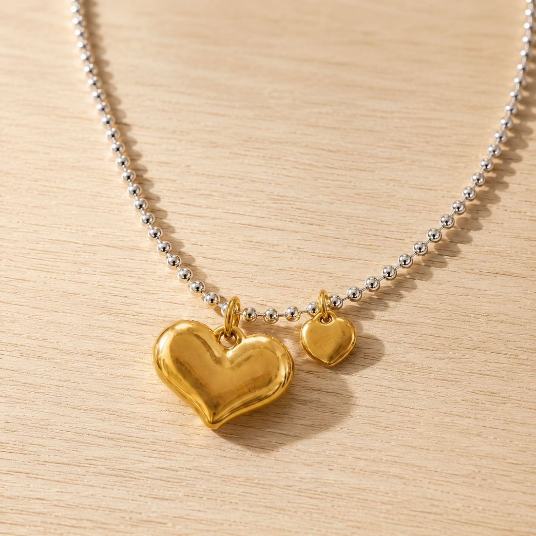 Necklace 1158 - 316L stainless steel by Qimati