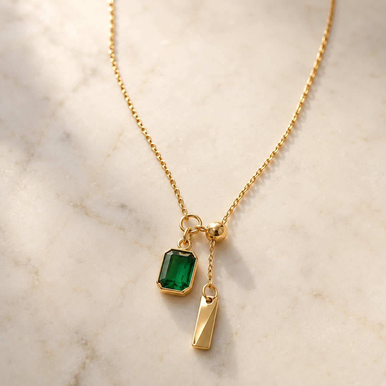 Necklace 1156 - 316L stainless steel by Qimati