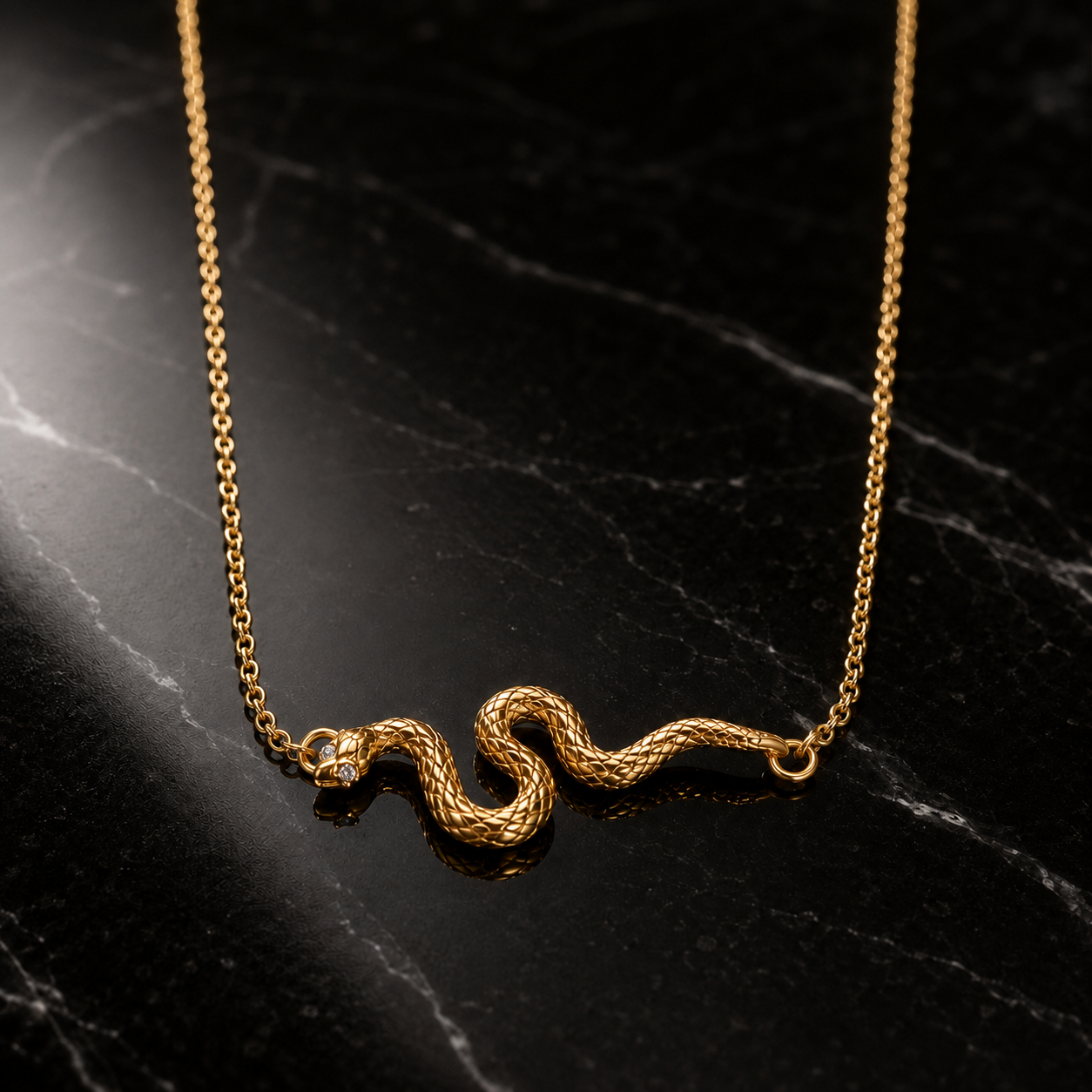 Necklace 1154 - 304 stainless steel by Qimati