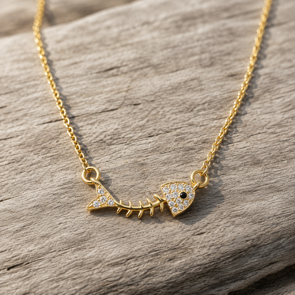 Necklace 1133 - 316L stainless steel by Qimati