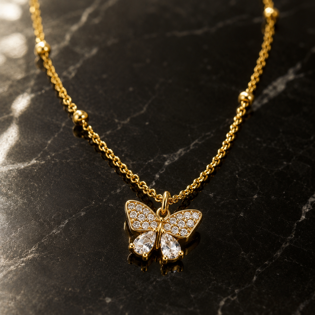 Necklace 1196 - 316L stainless steel by Qimati