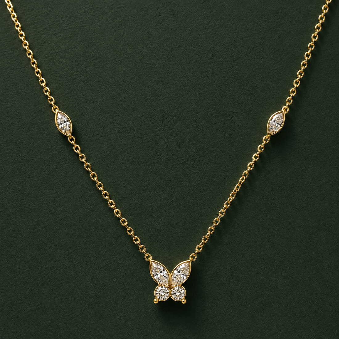 Necklace 1190 - 316L stainless steel by Qimati