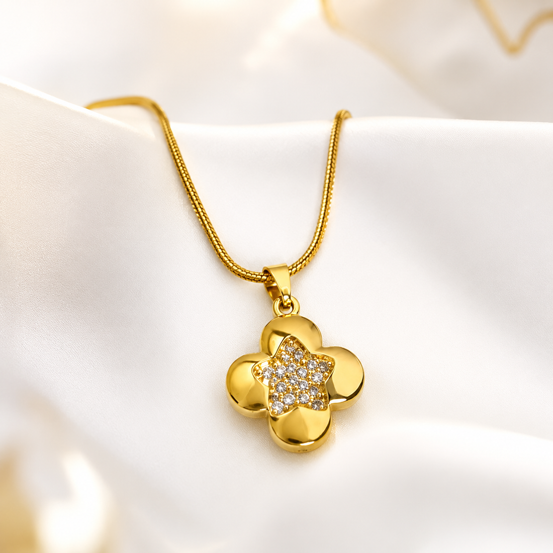Necklace 763 - 316L stainless steel by Qimati