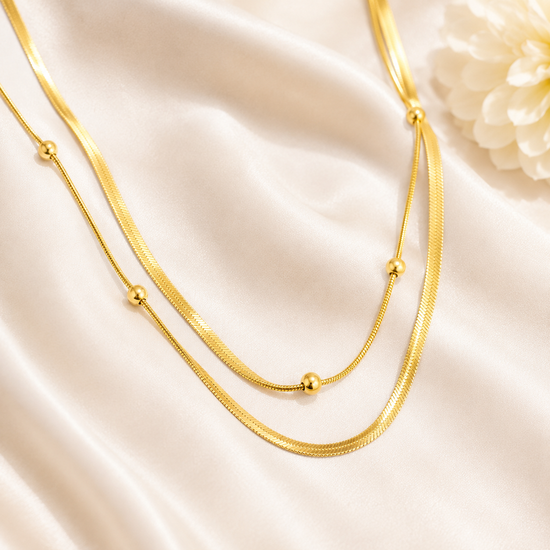 Necklace 788 - 316L stainless steel by Qimati