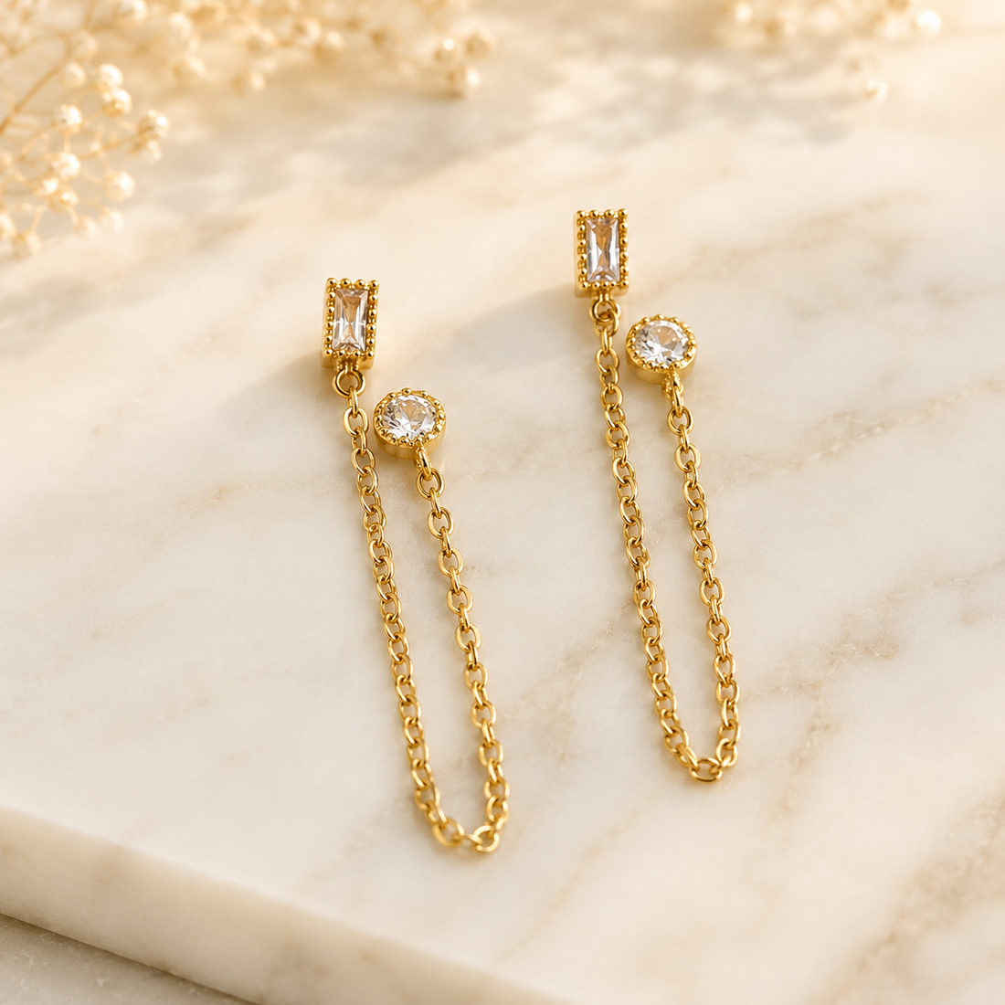 Earrings 346 - 316L stainless steel by Qimati