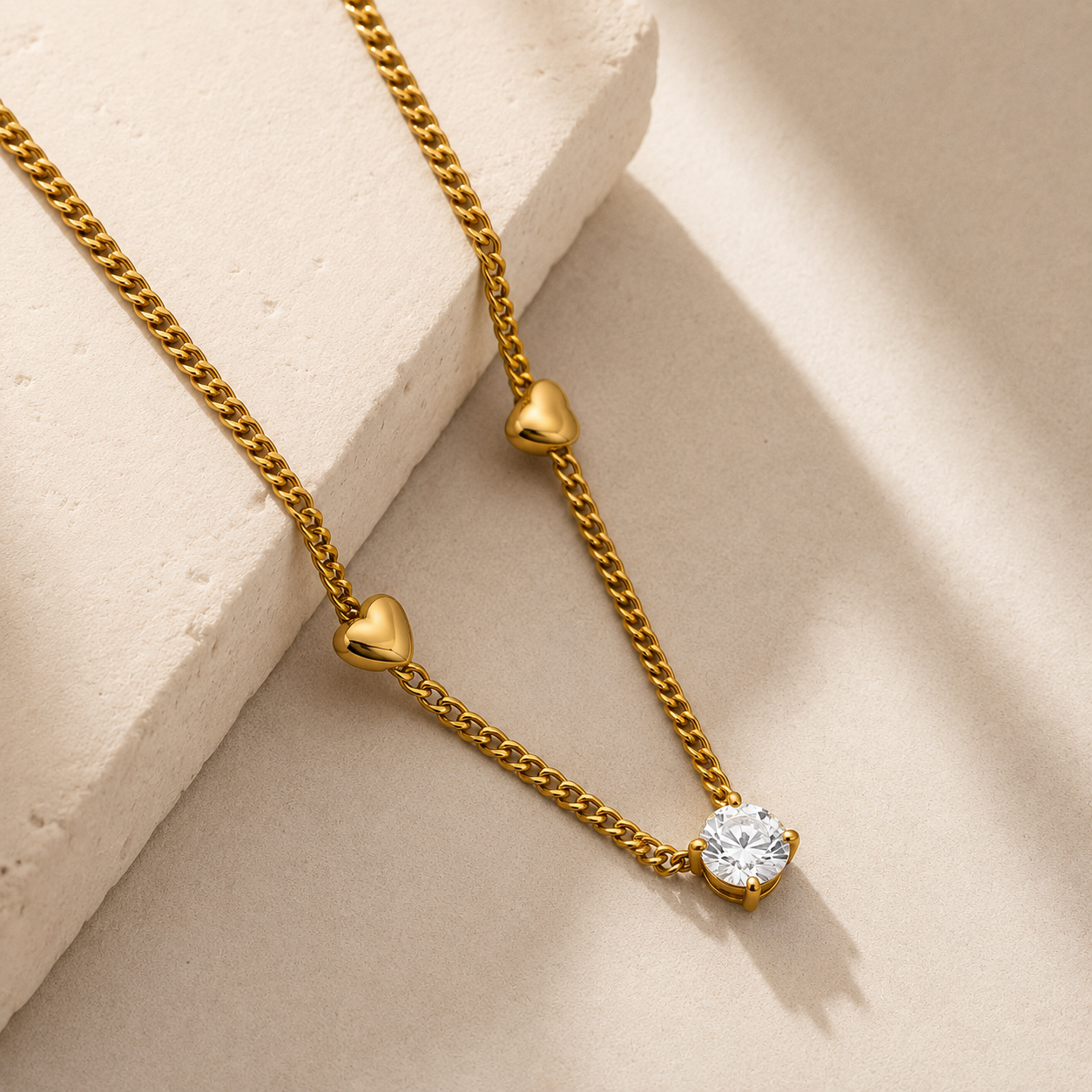 Necklace 596 - 304 stainless steel by Qimati