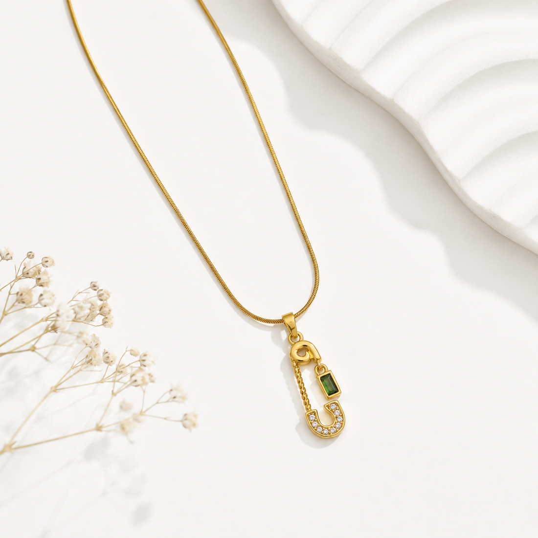 Necklace 638 - 316L stainless steel by Qimati