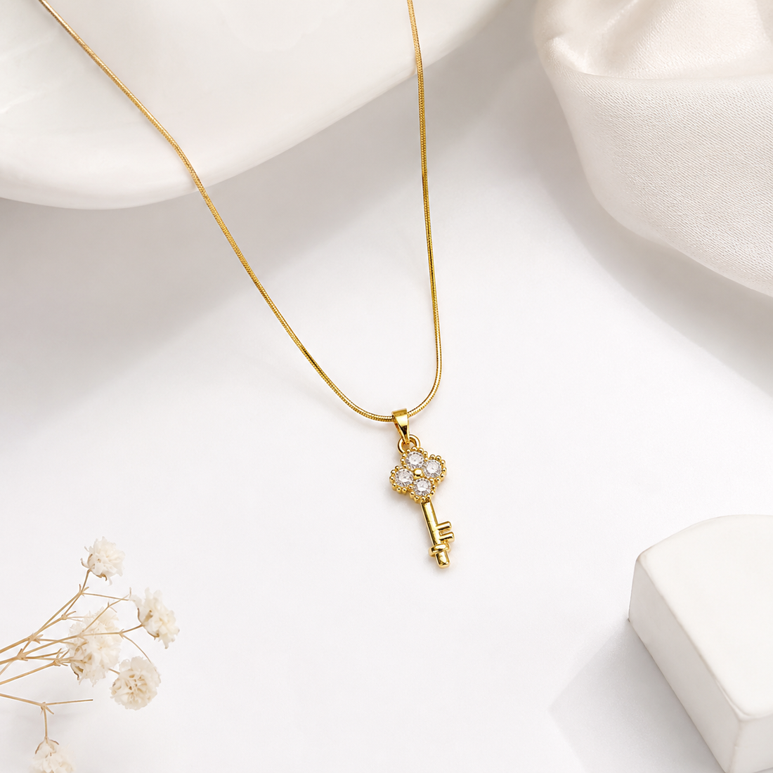Necklace 642 - 316L stainless steel by Qimati