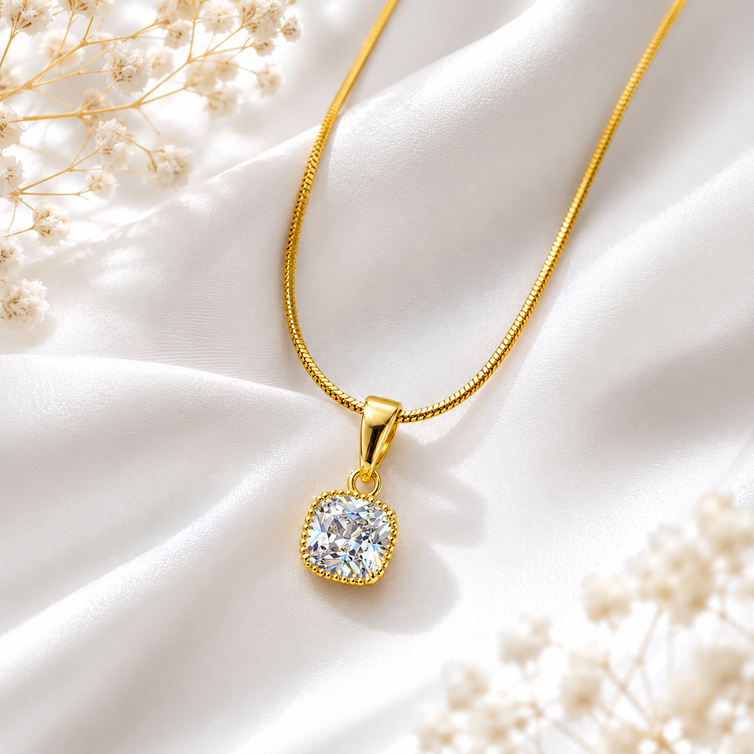 Necklace 643 - 316L stainless steel by Qimati