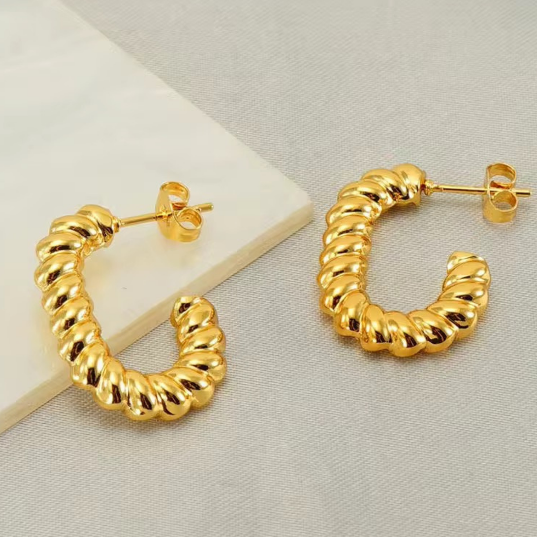Earrings 001 - 316L stainless steel by Qimati