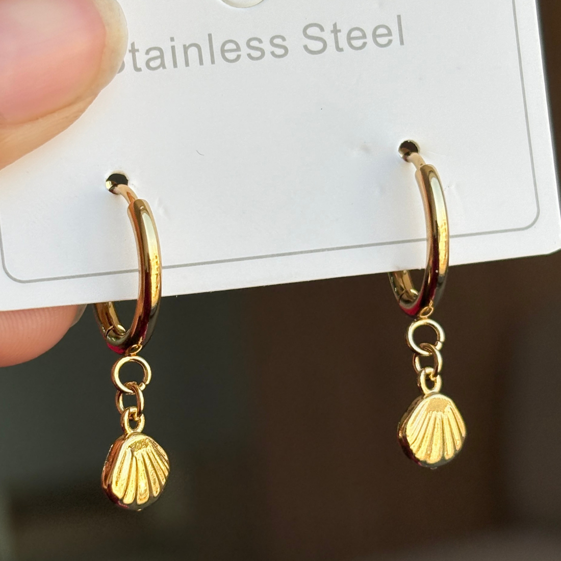 Earrings 025 - 316L stainless steel by Qimati
