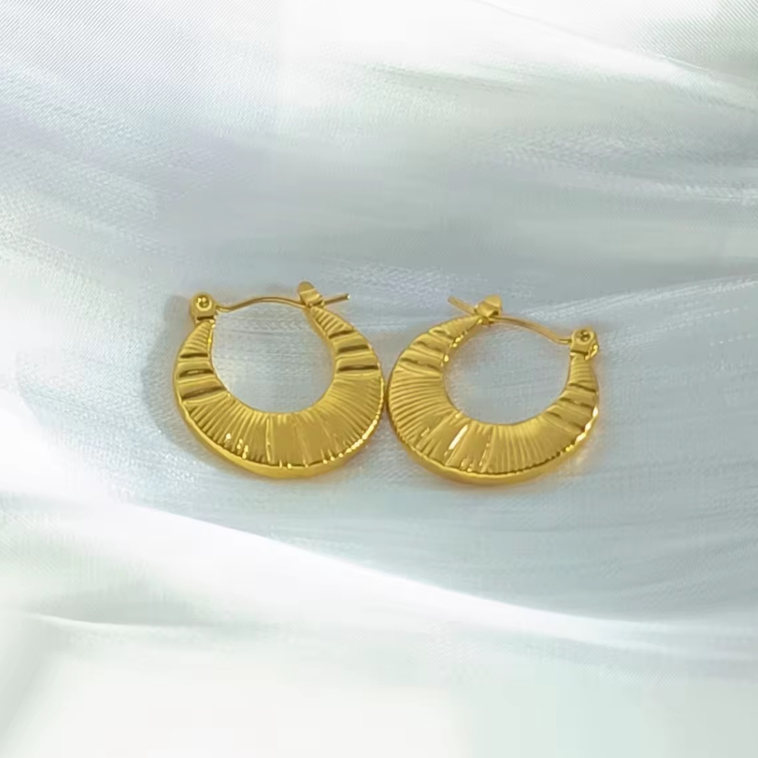 Earrings 003 - 316L stainless steel by Qimati