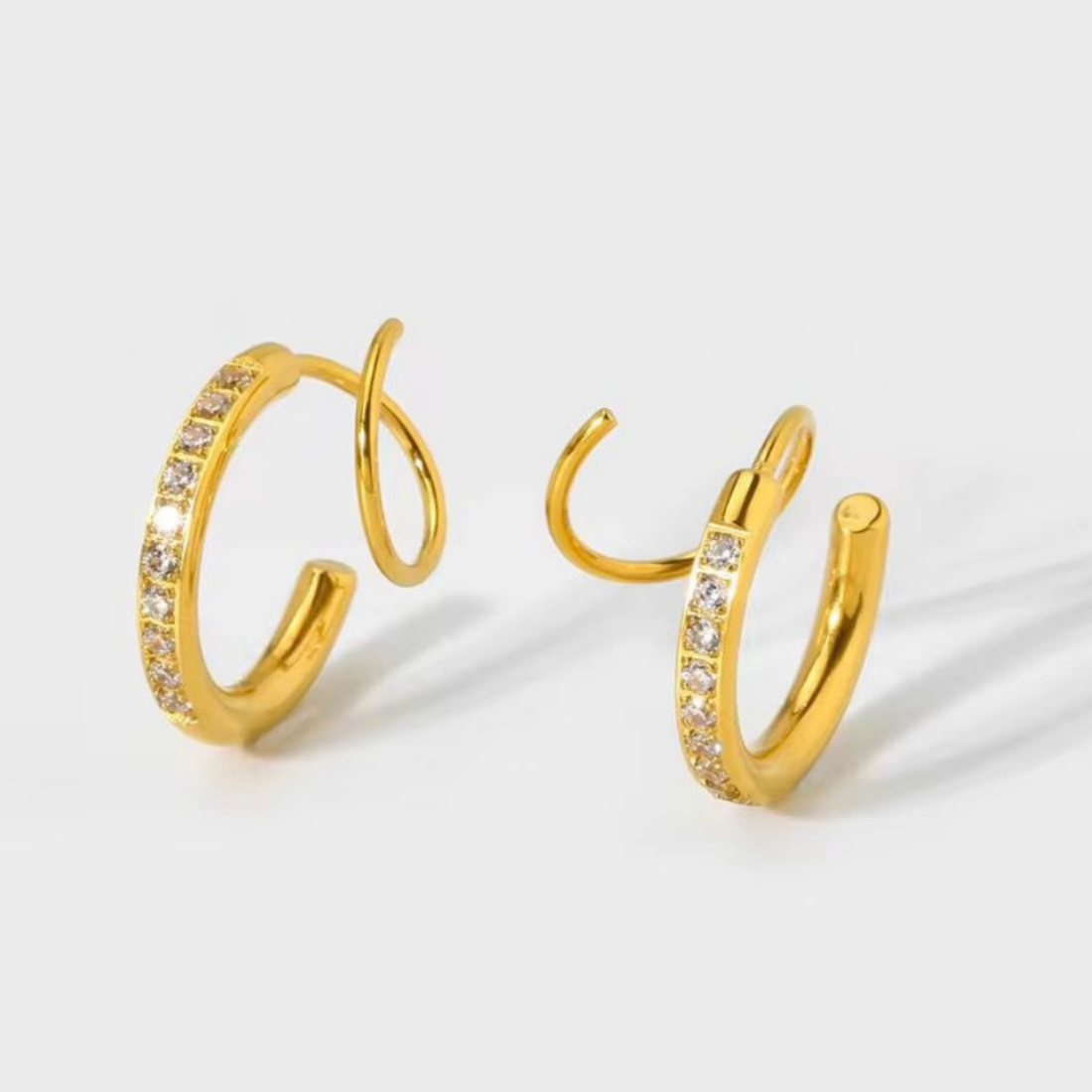 Earrings - 316L stainless steel by Qimati