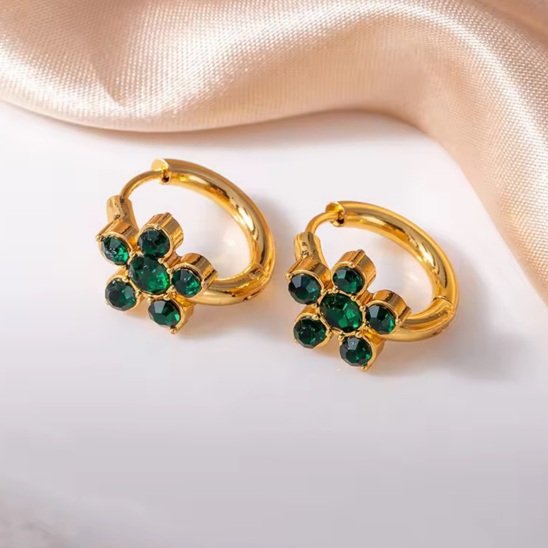 Earrings 039 - 316L stainless steel by Qimati