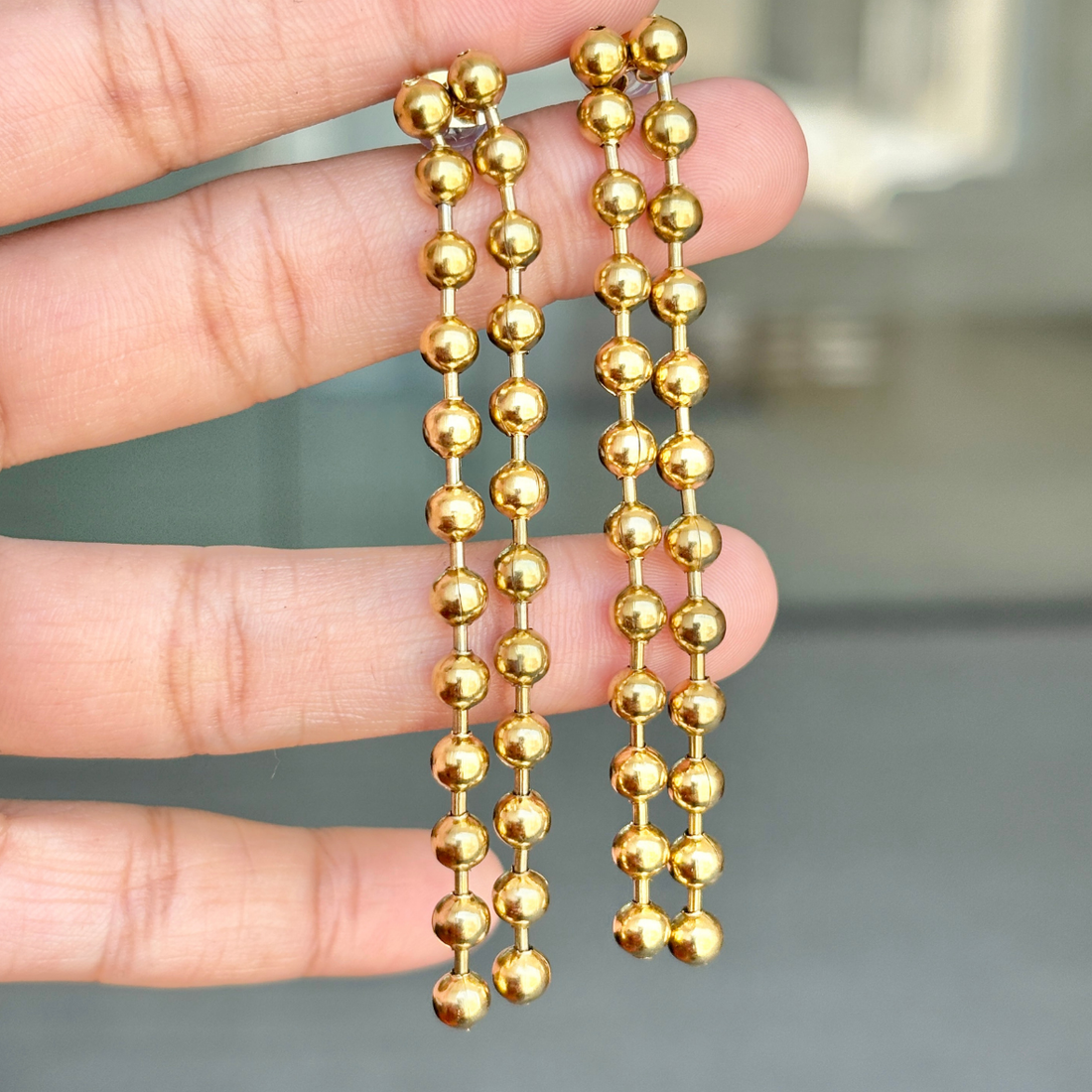 Earrings 040 - 316L stainless steel by Qimati