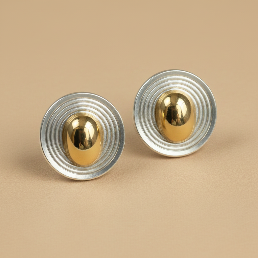 Earrings 042 - 316L stainless steel by Qimati