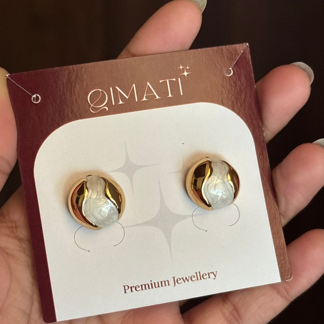 Earrings 044 - 316L stainless steel by Qimati