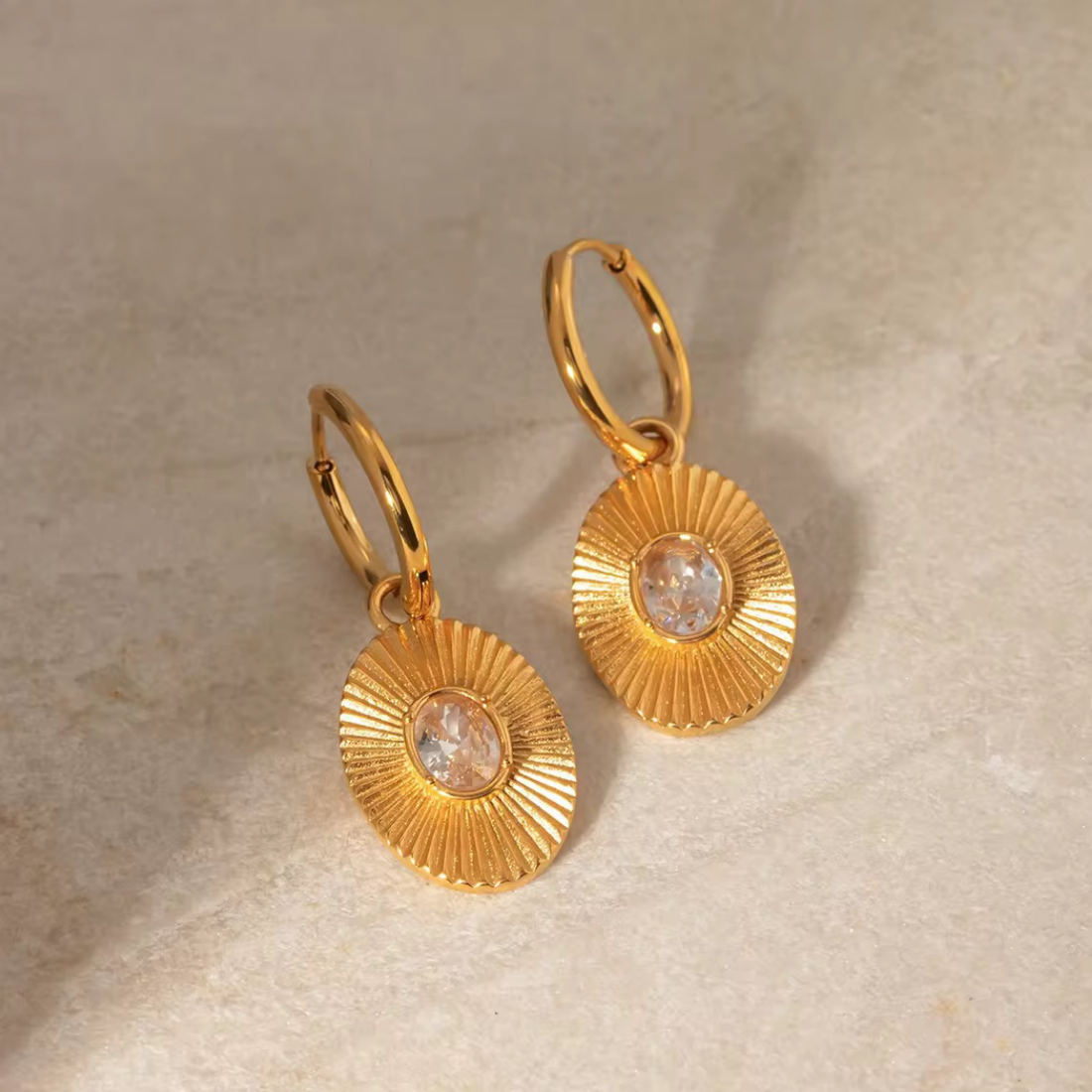 Earrings 045 - 316L stainless steel by Qimati
