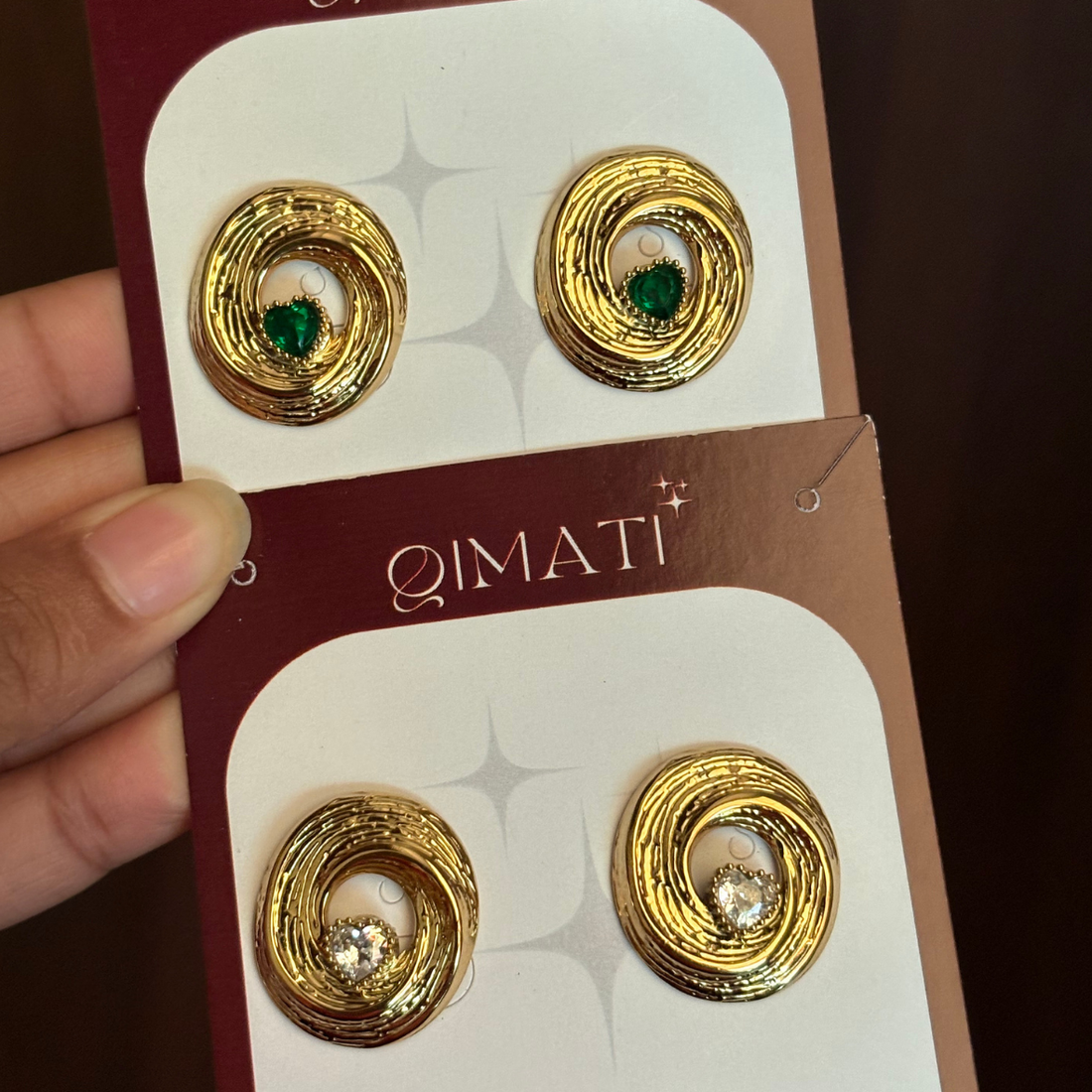Earrings 046 - 316L stainless steel by Qimati
