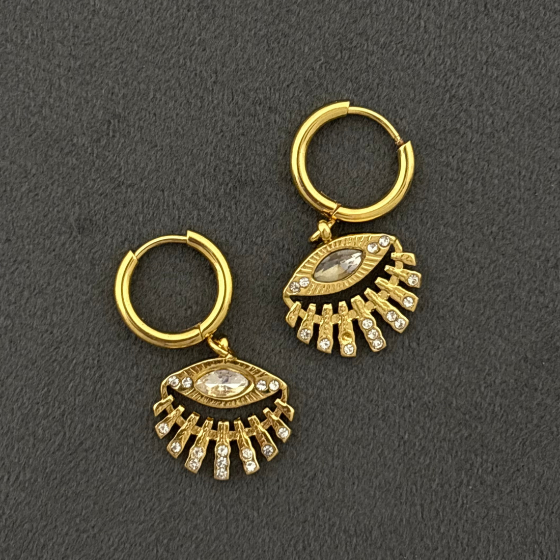 Earrings 054 - 316L stainless steel by Qimati