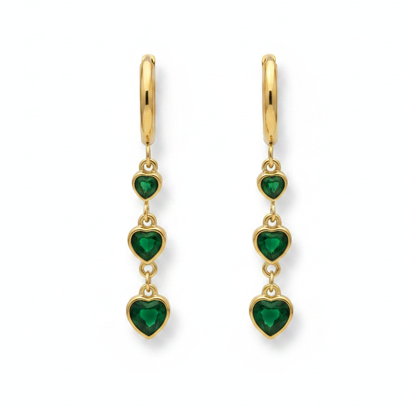 Earrings 056 - 316L stainless steel by Qimati