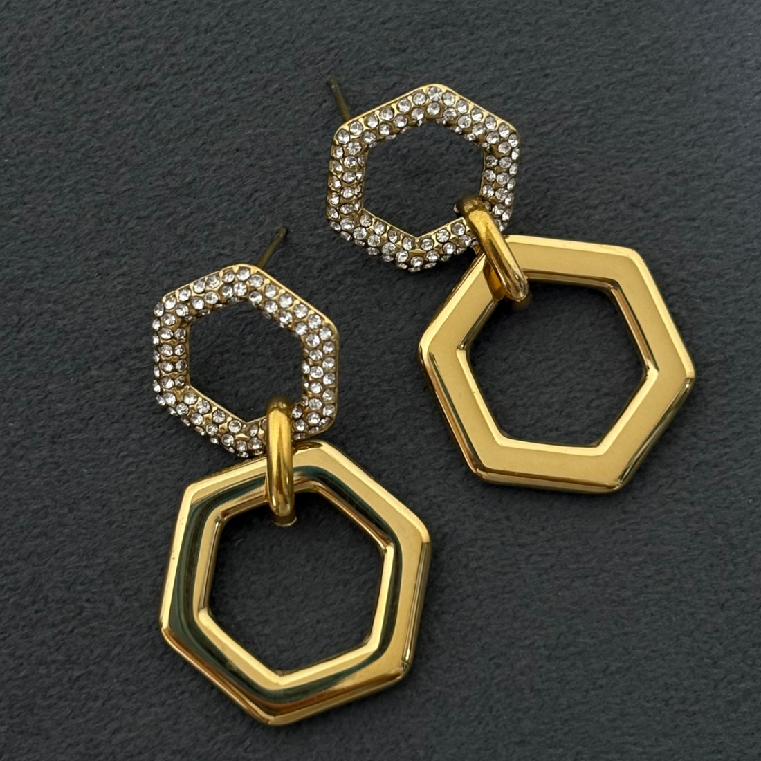 Earrings 061 - 316L stainless steel by Qimati