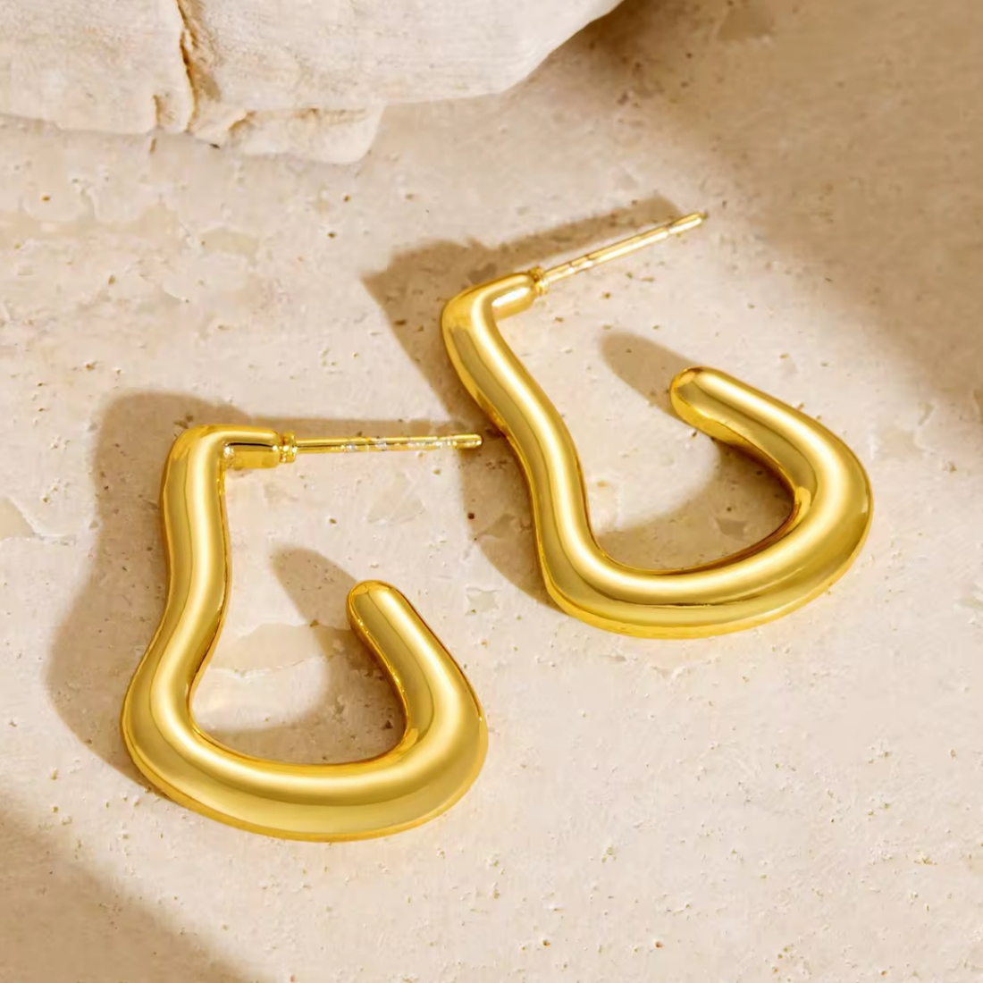 Earrings 006 - 316L stainless steel by Qimati