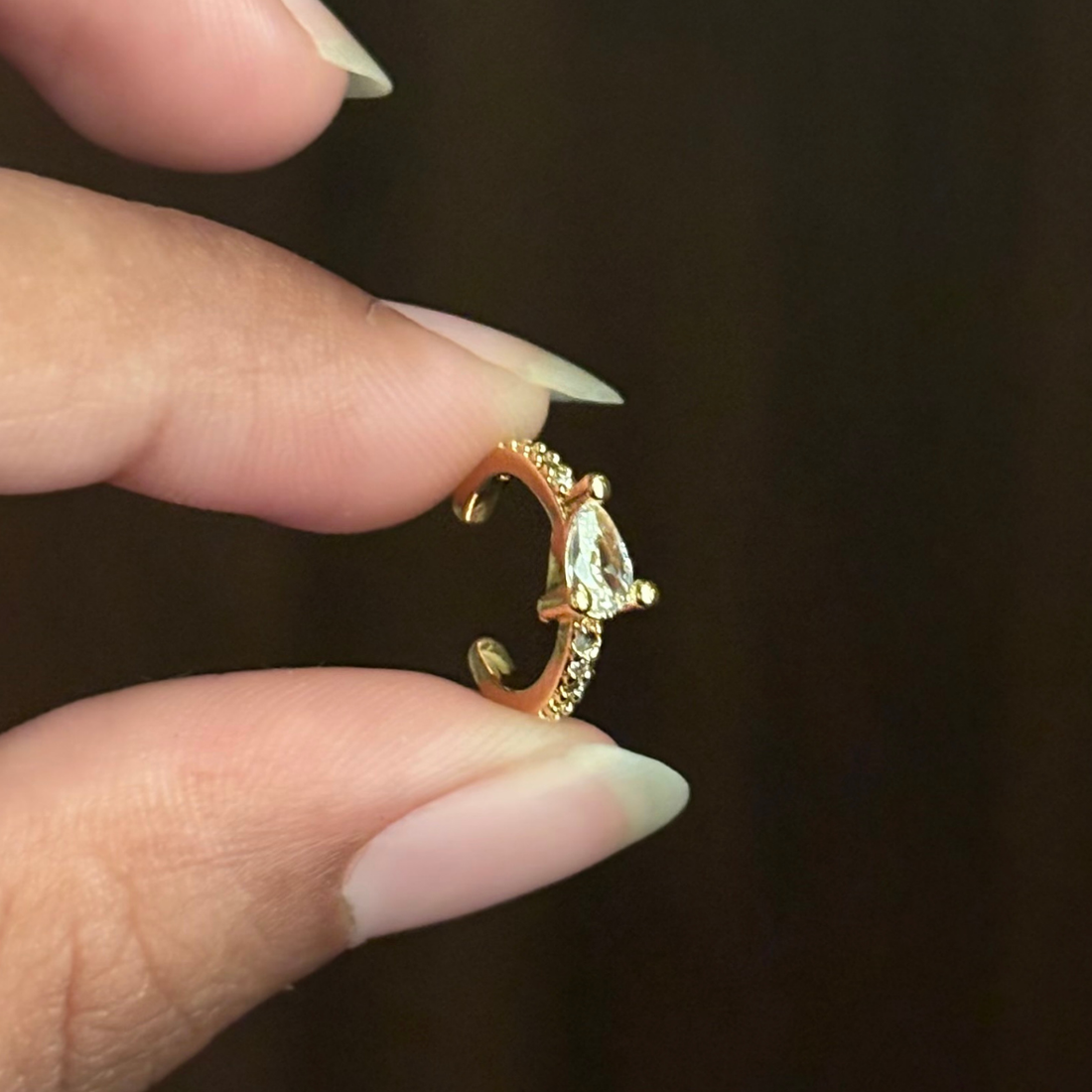 Earrings (Ear-cuffs) 068 - 316L stainless steel by Qimati