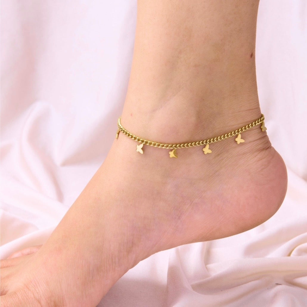 Anklets 030 (Single Piece) - 316L stainless steel by Qimati