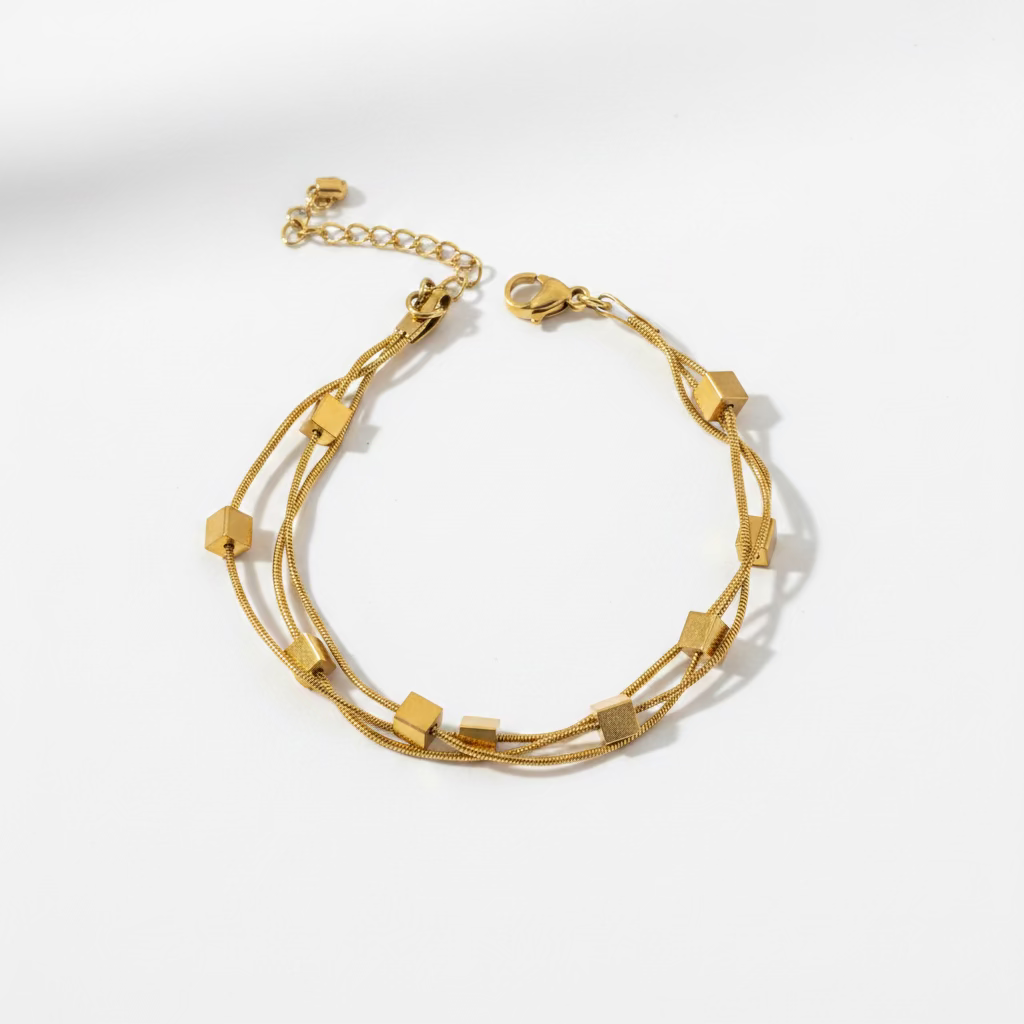 Chain Bracelet 195 - 316L stainless steel by Qimati