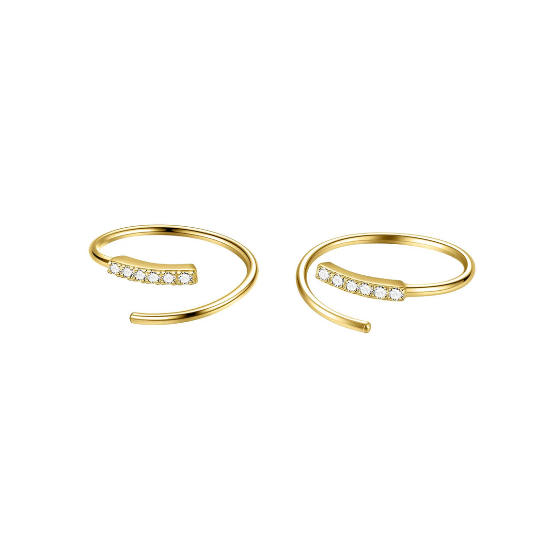 Earrings 265 - 316L stainless steel by Qimati