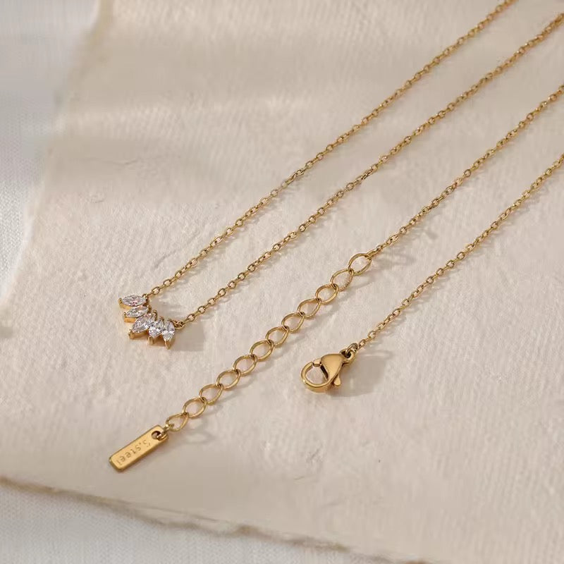 Necklace 392 - 316L stainless steel by Qimati