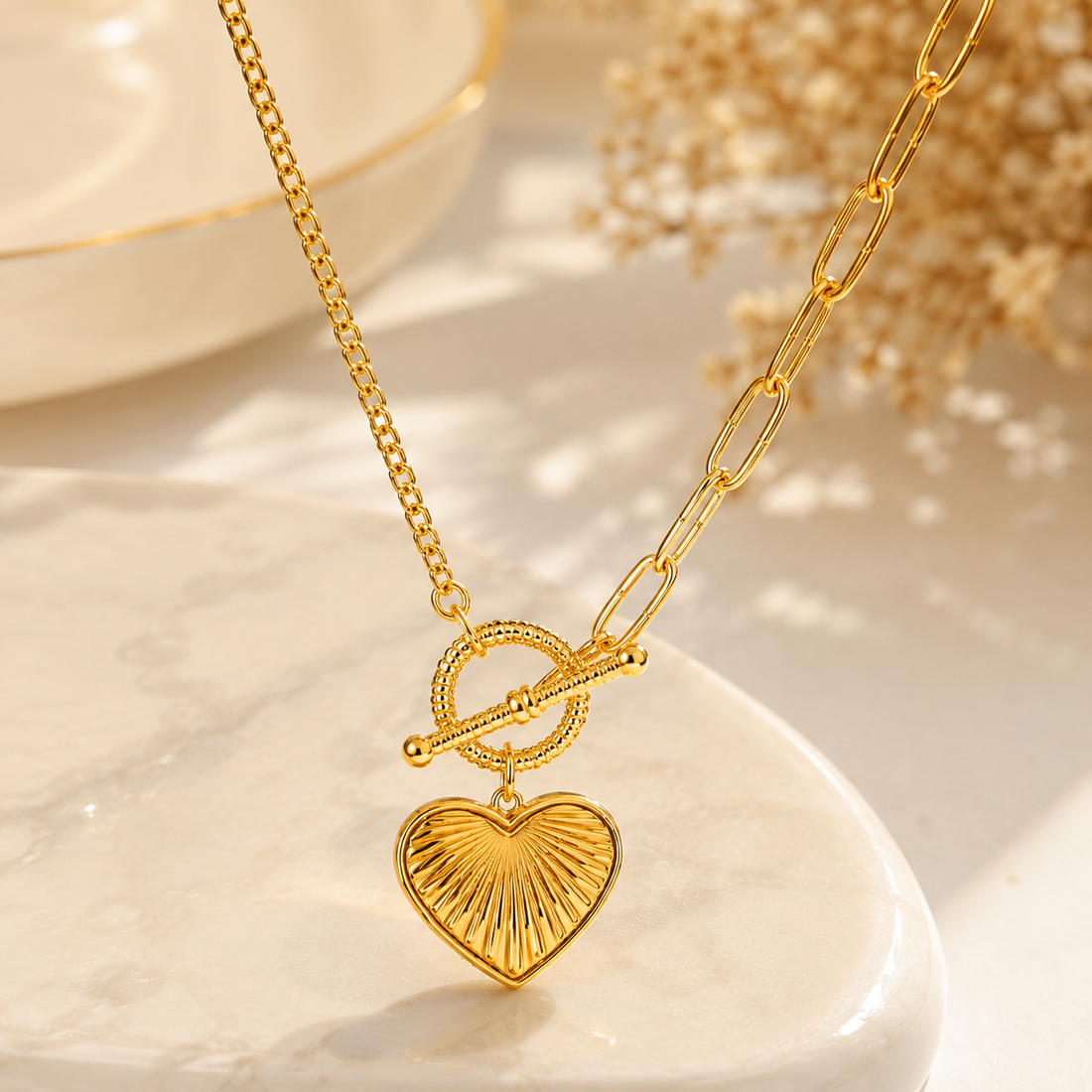 Necklace 702 - 316L stainless steel by Qimati